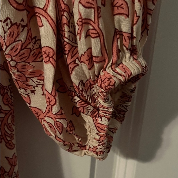 Sincerely Jules -Pink and Cream Long Sleeve Dress - Picture 6 of 6